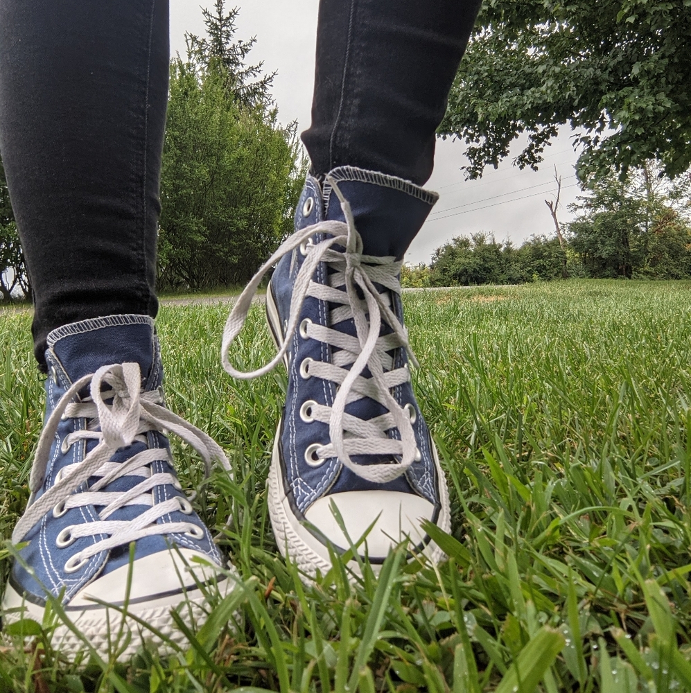 Blue Converse